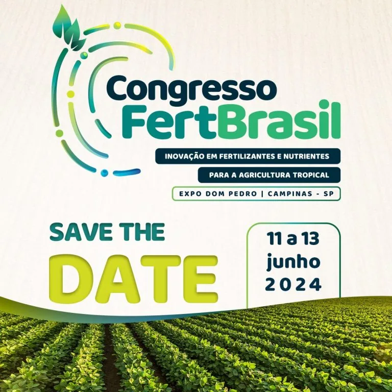 SBCS promove Congresso Fertbrasil: inovação em fertilizantes e nutrientes para a agricultura tropical