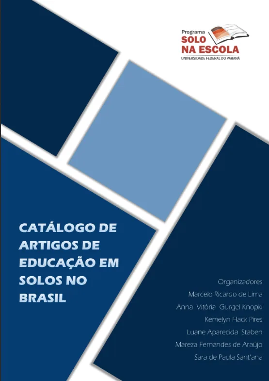 Catálogo de artigos de educação em solo no Brasil