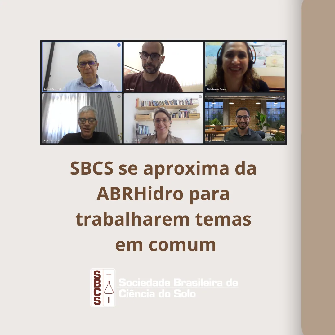 Buscando interação com outras sociedades científicas que tenham afinidade com os temas da…