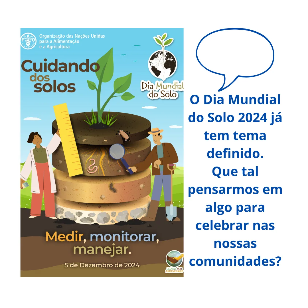 O Dia Mundial do Solo é celebrado todos os anos no Dia 5 de Dezembro e o tema já está…