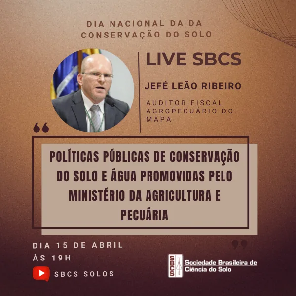 A SBCS celebrou o Dia Nacional da Conservação do Solo de 2025 com uma live sobre políticas…