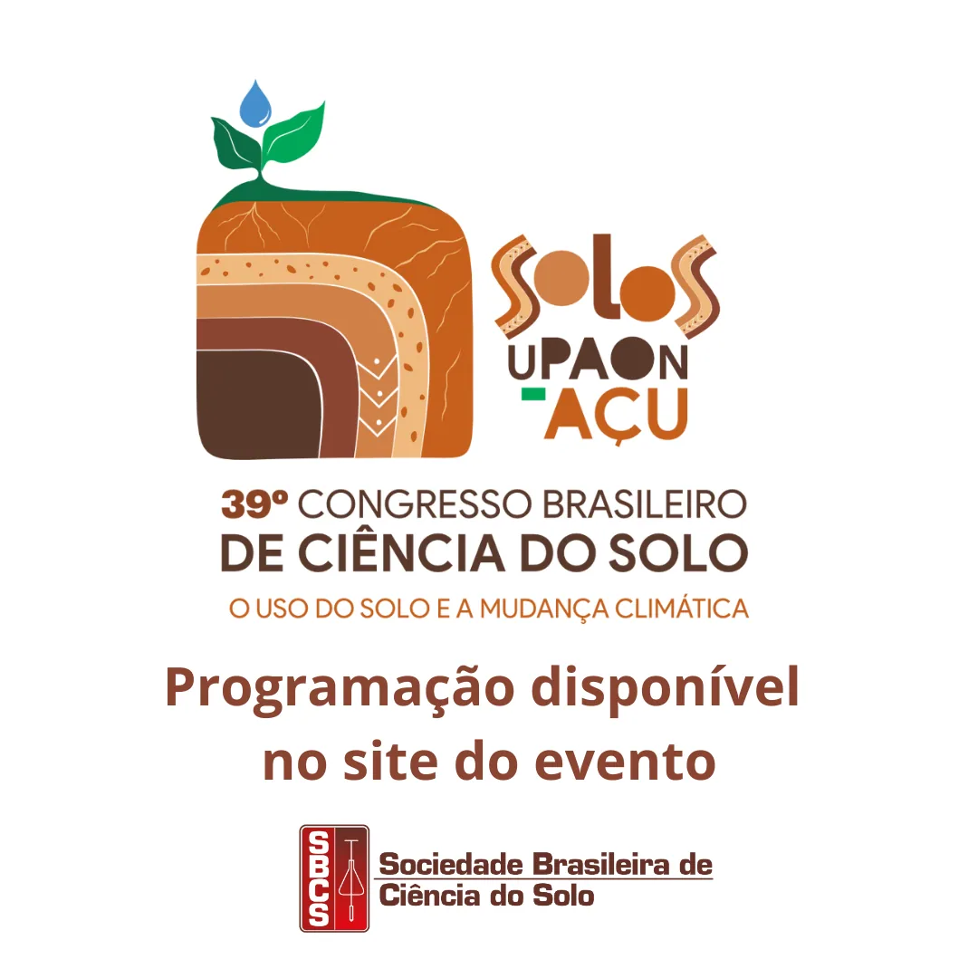 XXXIX Congresso Brasileiro de Ciência do Solo