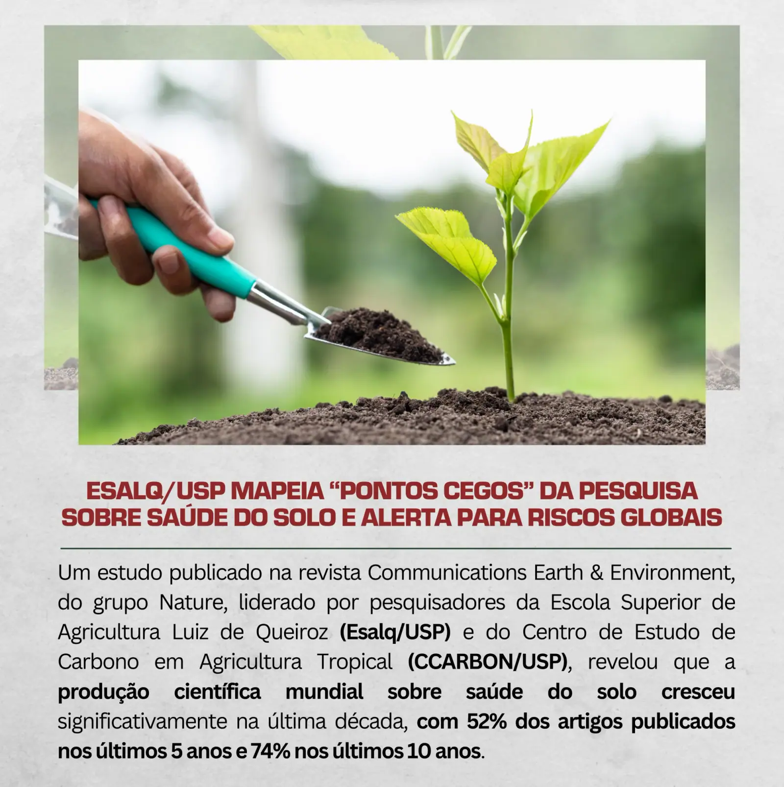 Um estudo publicado na revista Communications Earth & Environment, do grupo Nature, e…